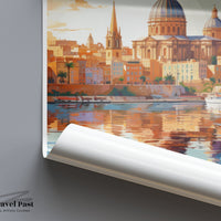 Valletta Poster - Malta Wall Art
