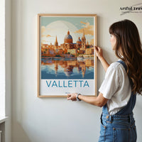 Valletta Poster - Malta Wall Art