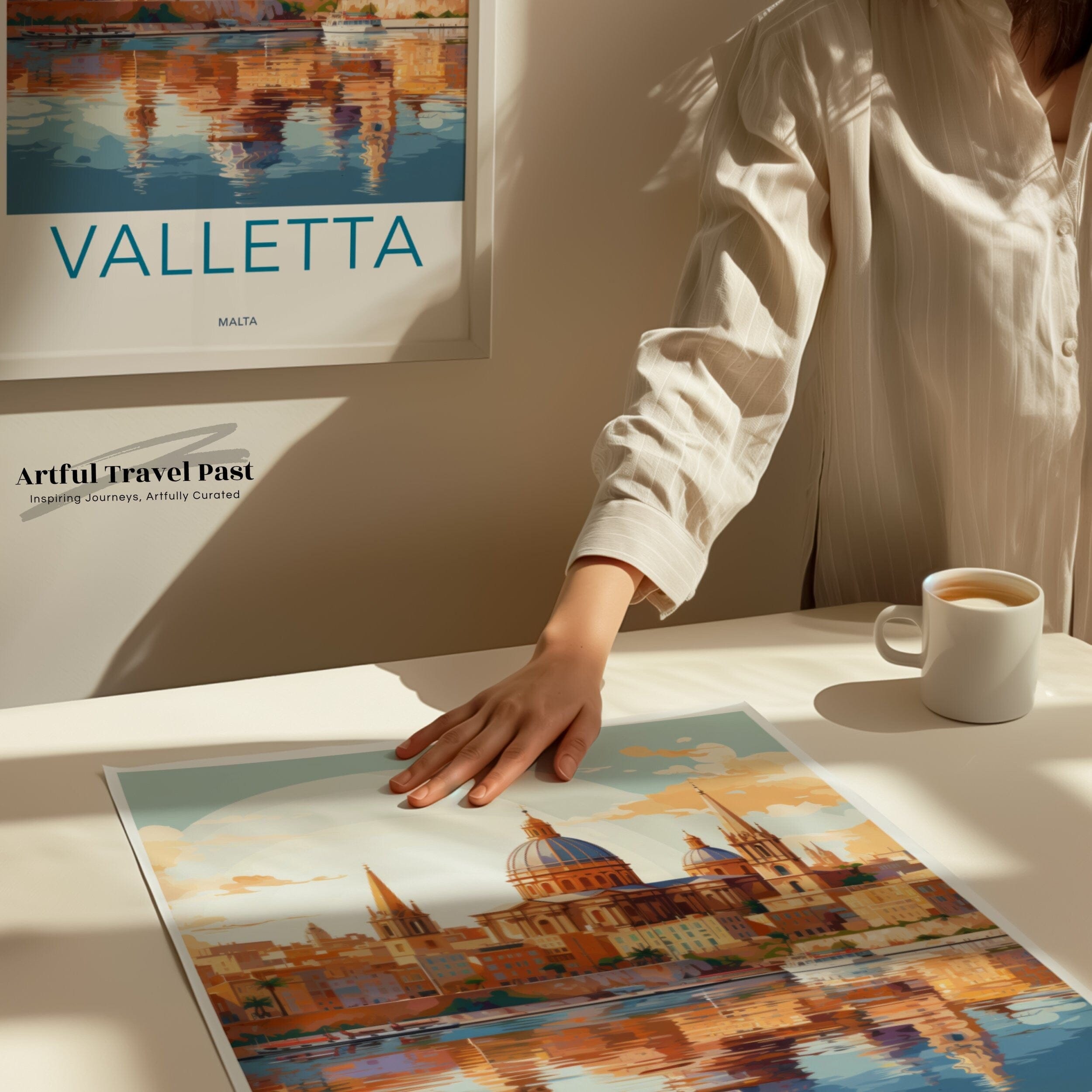 Valletta Poster - Malta Wall Art