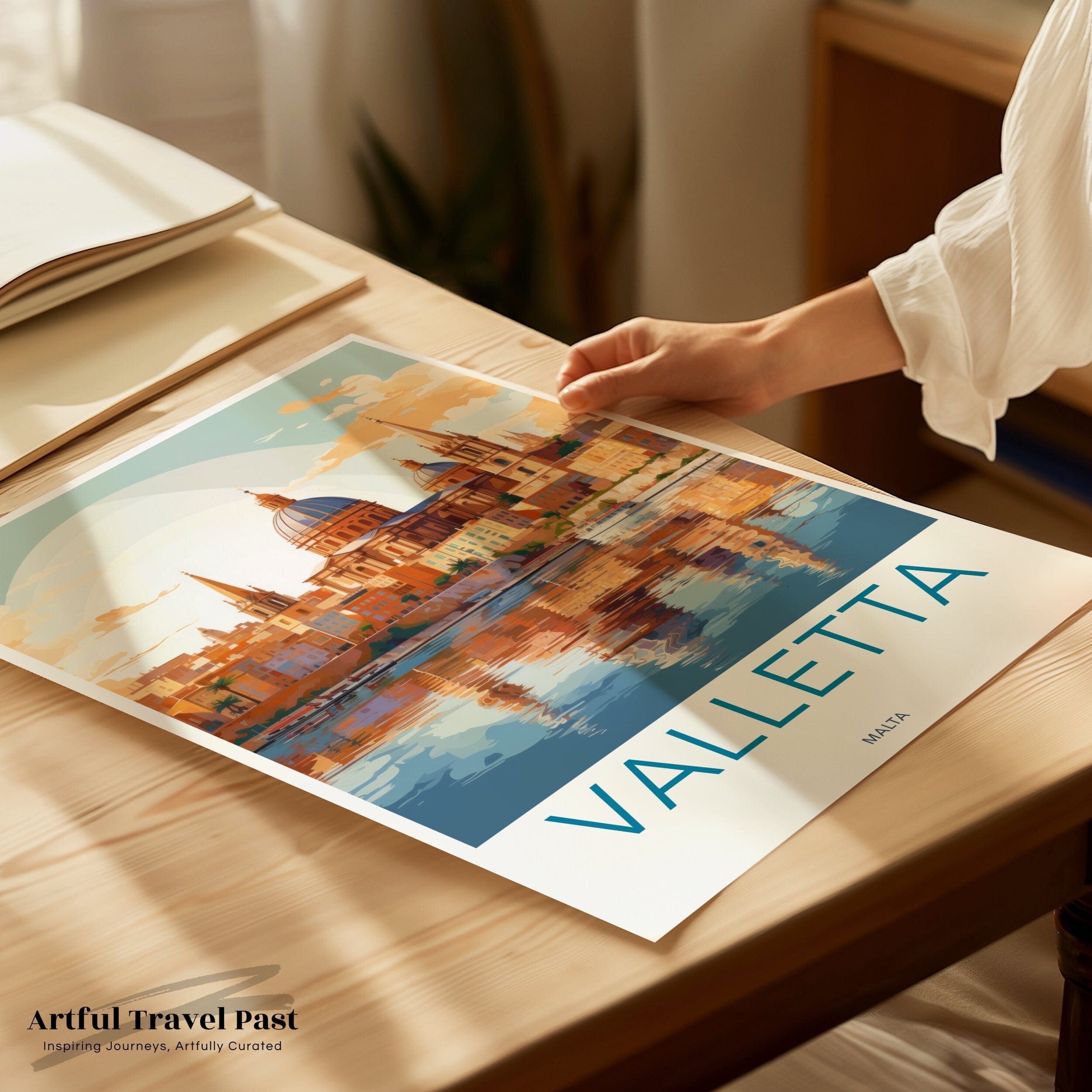 Valletta Poster - Malta Wall Art