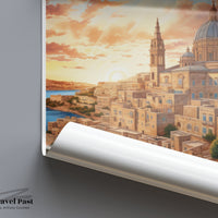 Valletta Poster - Malta Wall Art