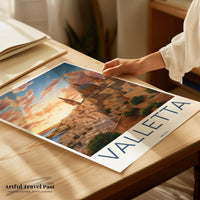 Valletta Poster - Malta Wall Art