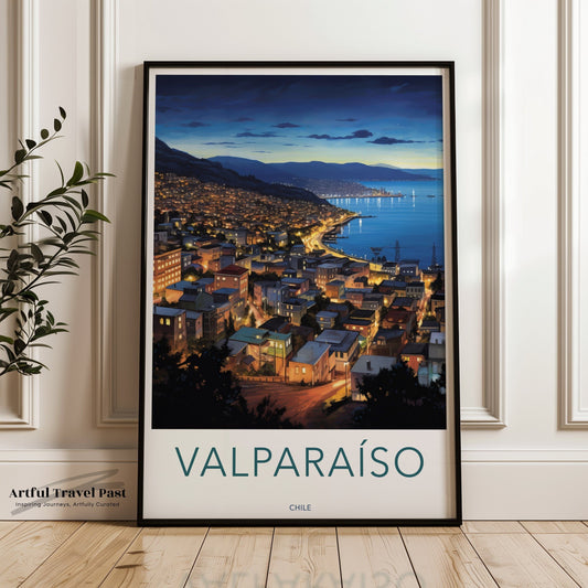 Valparaíso Poster - Chile Wall Art