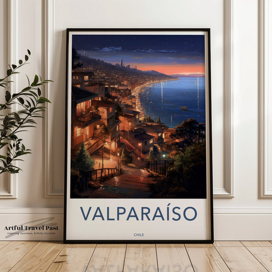 Valparaíso Poster - Chile Wall Art