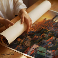 Valparaíso Poster | Chile Wall Art | South America Decor