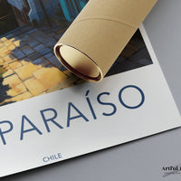 Valparaíso Poster | Chile Wall Art | South America Decor
