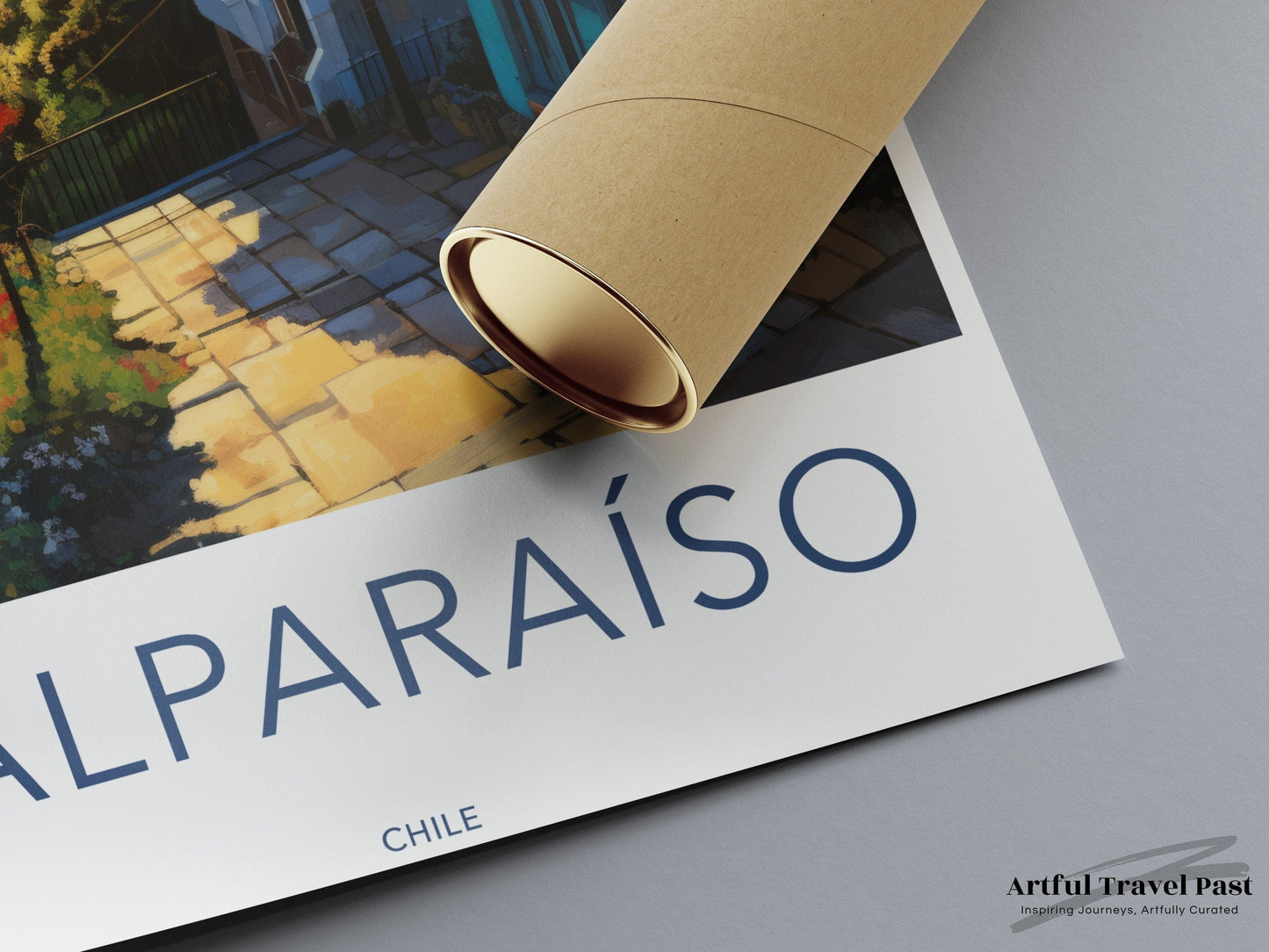 Valparaíso Poster | Chile Wall Art | South America Decor