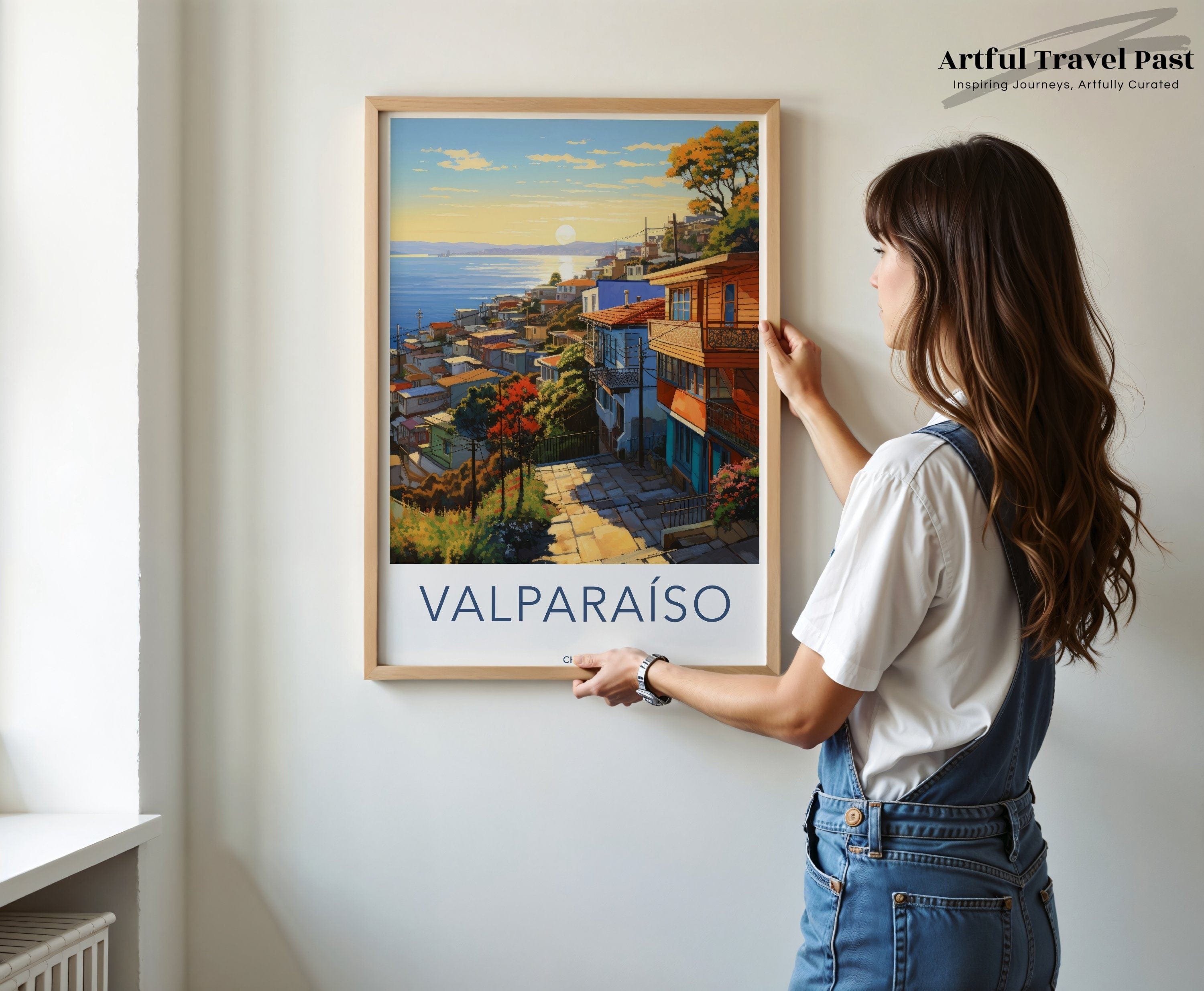 Valparaíso Poster | Chile Wall Art | South America Decor