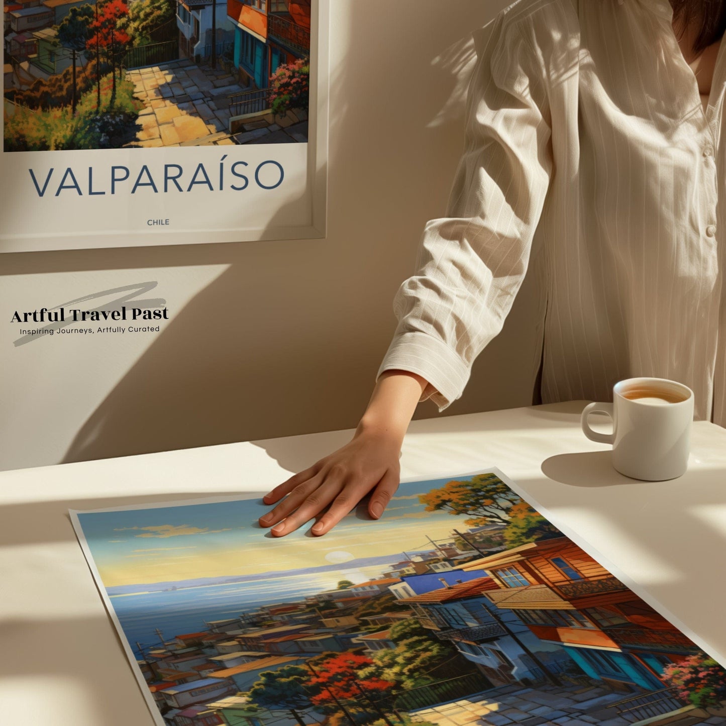 Valparaíso Poster | Chile Wall Art | South America Decor