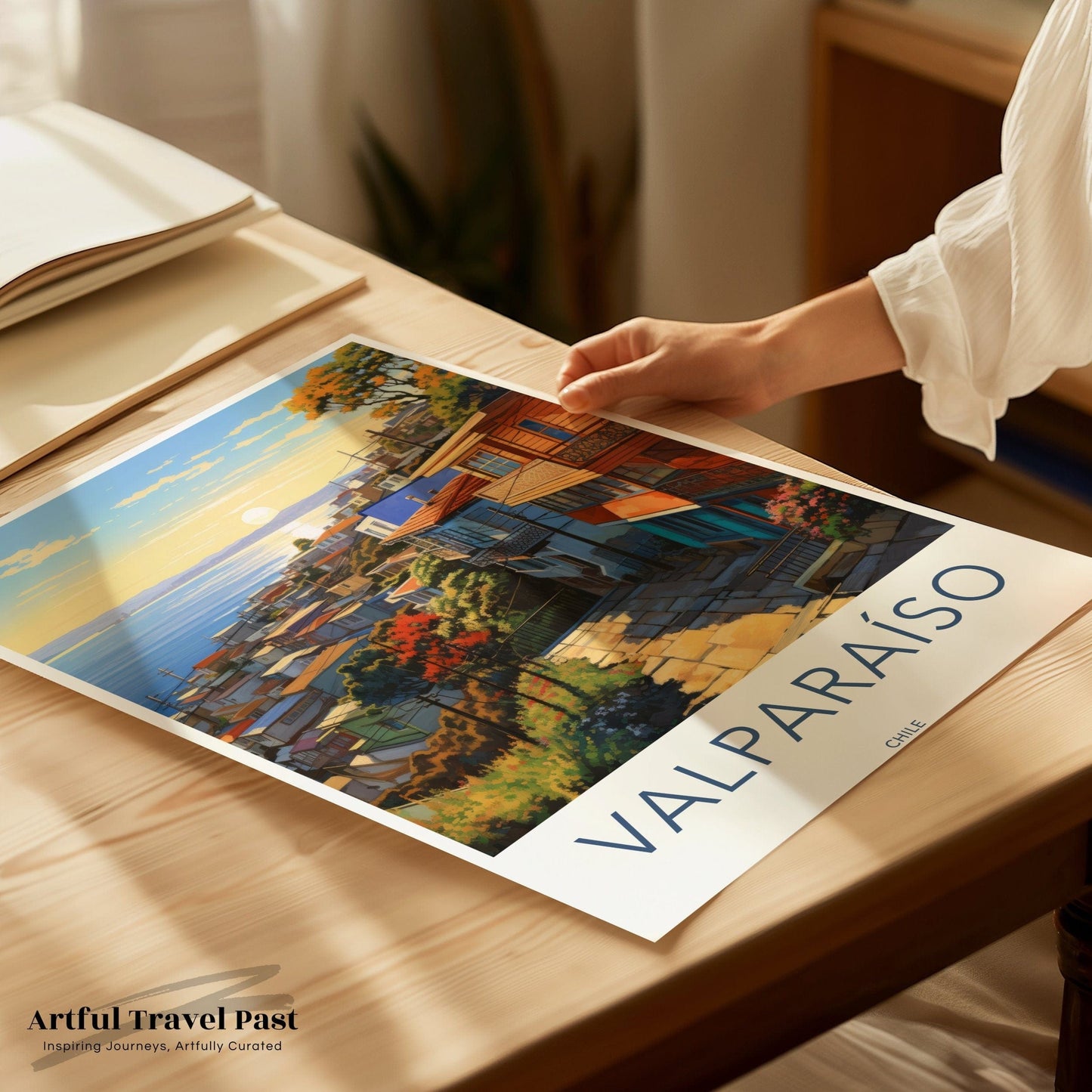 Valparaíso Poster | Chile Wall Art | South America Decor