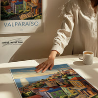 Valparaíso Poster | Chile Wall Art | South America Decor