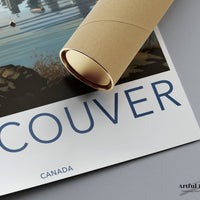 Vancouver Poster | British Columbia Wall Art | Canada Decor