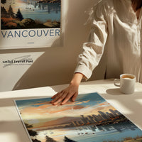 Vancouver Poster | British Columbia Wall Art | Canada Decor