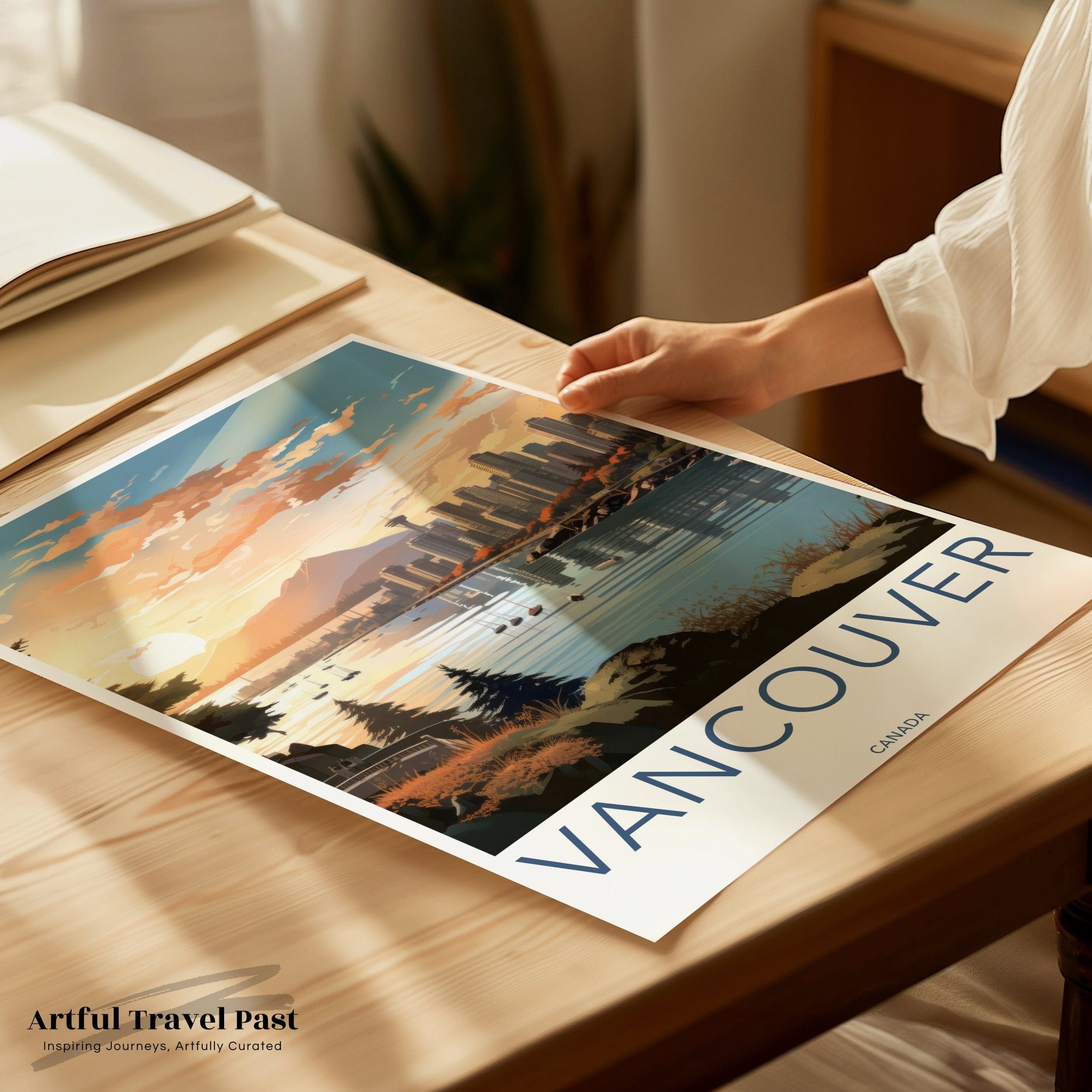 Vancouver Poster | British Columbia Wall Art | Canada Decor
