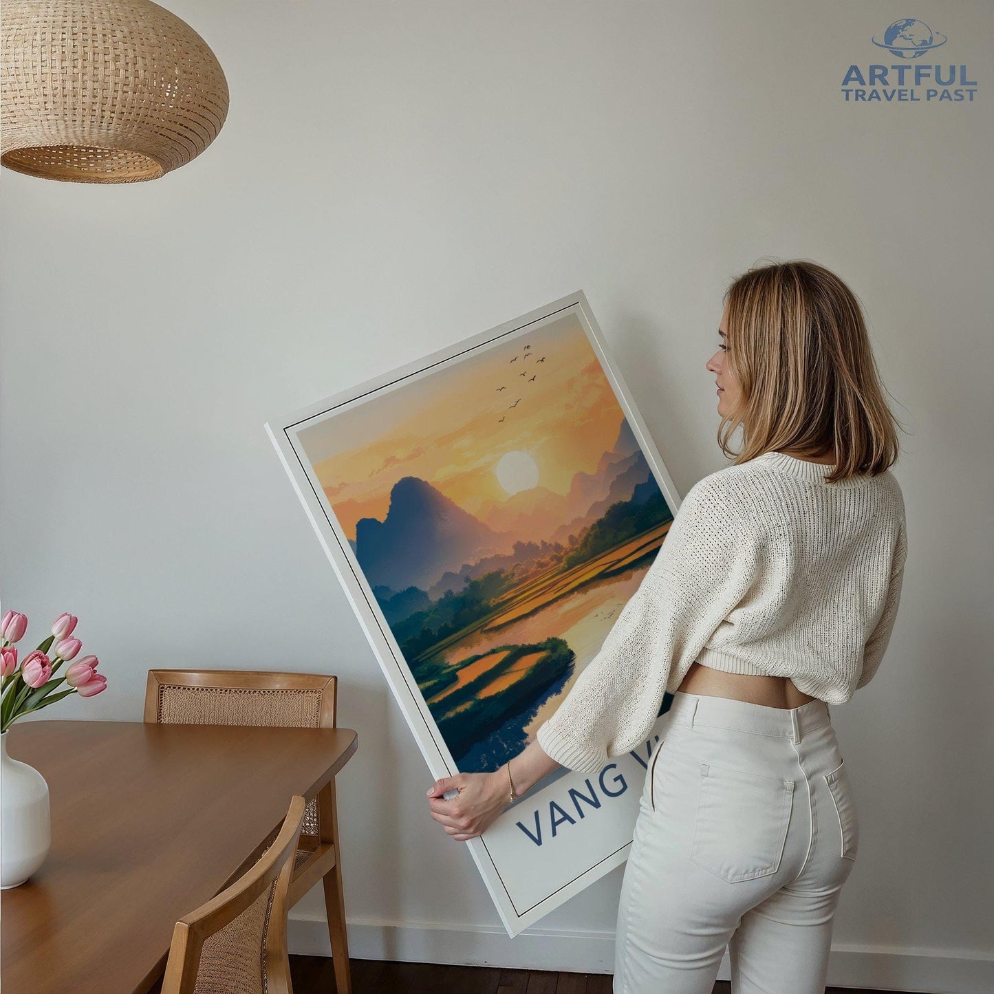 Vang Vieng Poster - Laos Wall Art