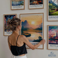 Vang Vieng Poster - Laos Wall Art