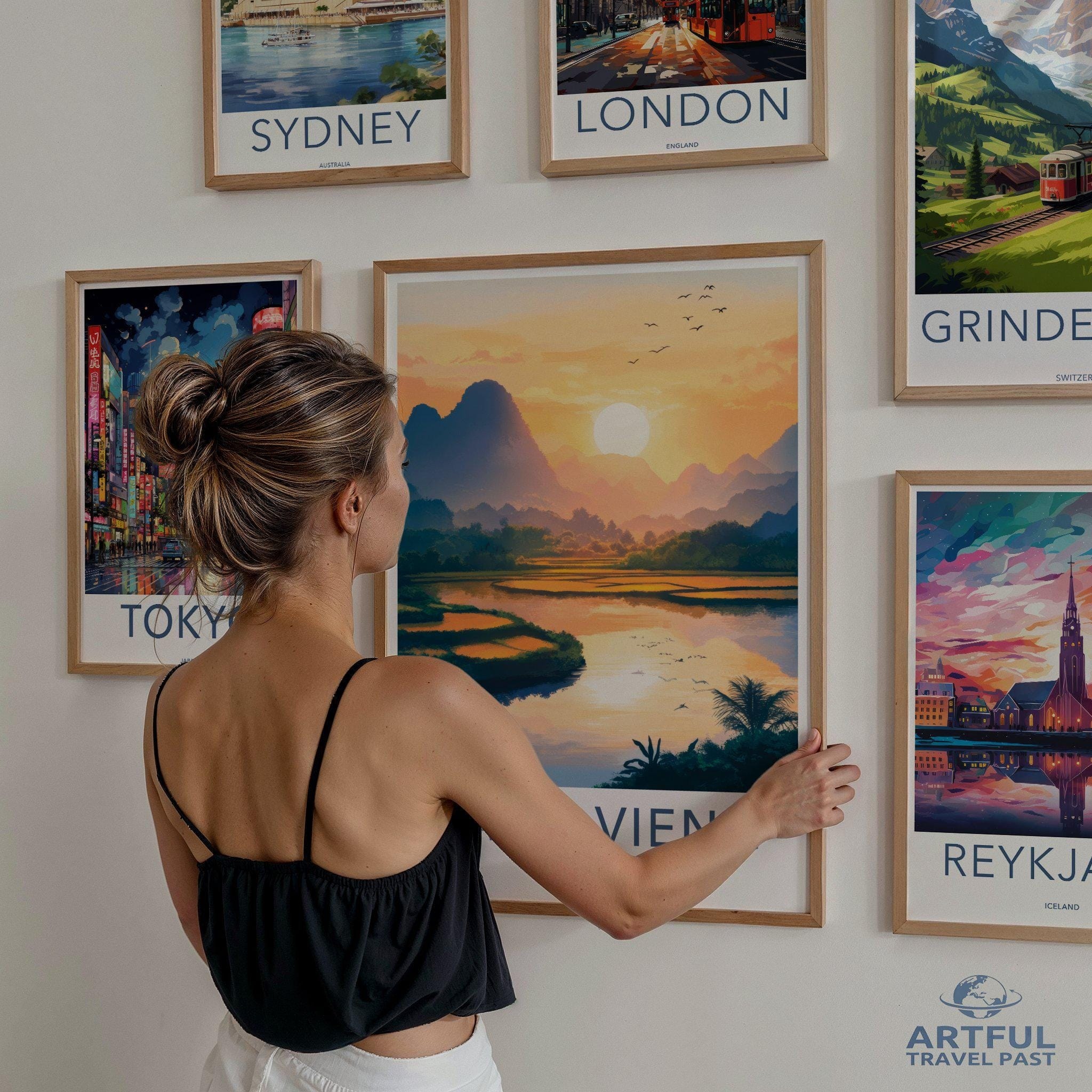 Vang Vieng Poster - Laos Wall Art