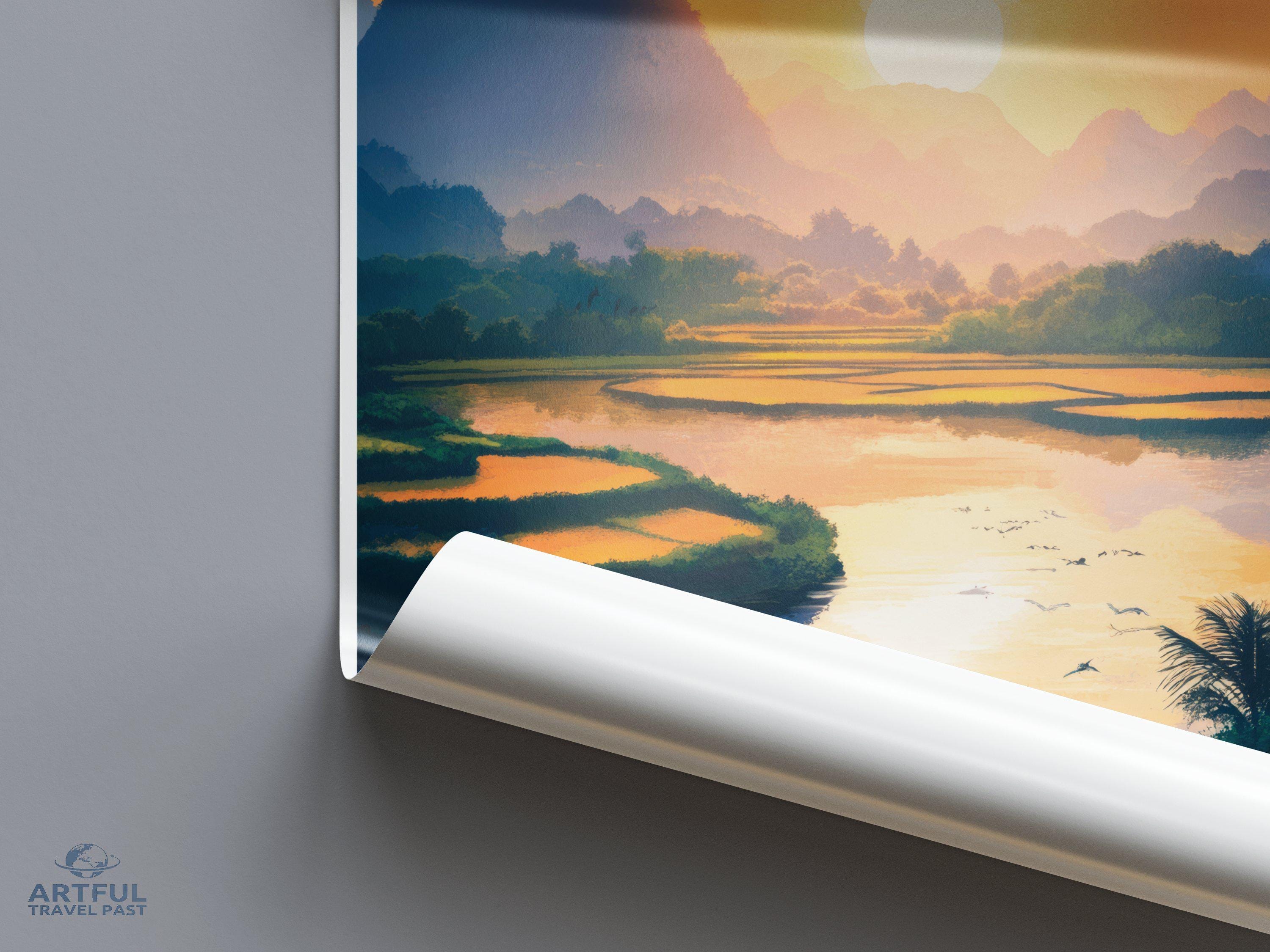 Vang Vieng Poster - Laos Wall Art
