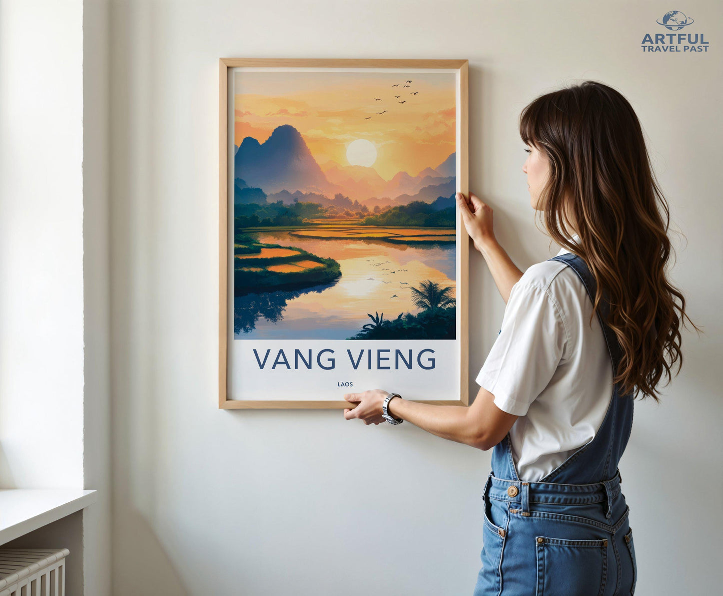 Vang Vieng Poster - Laos Wall Art