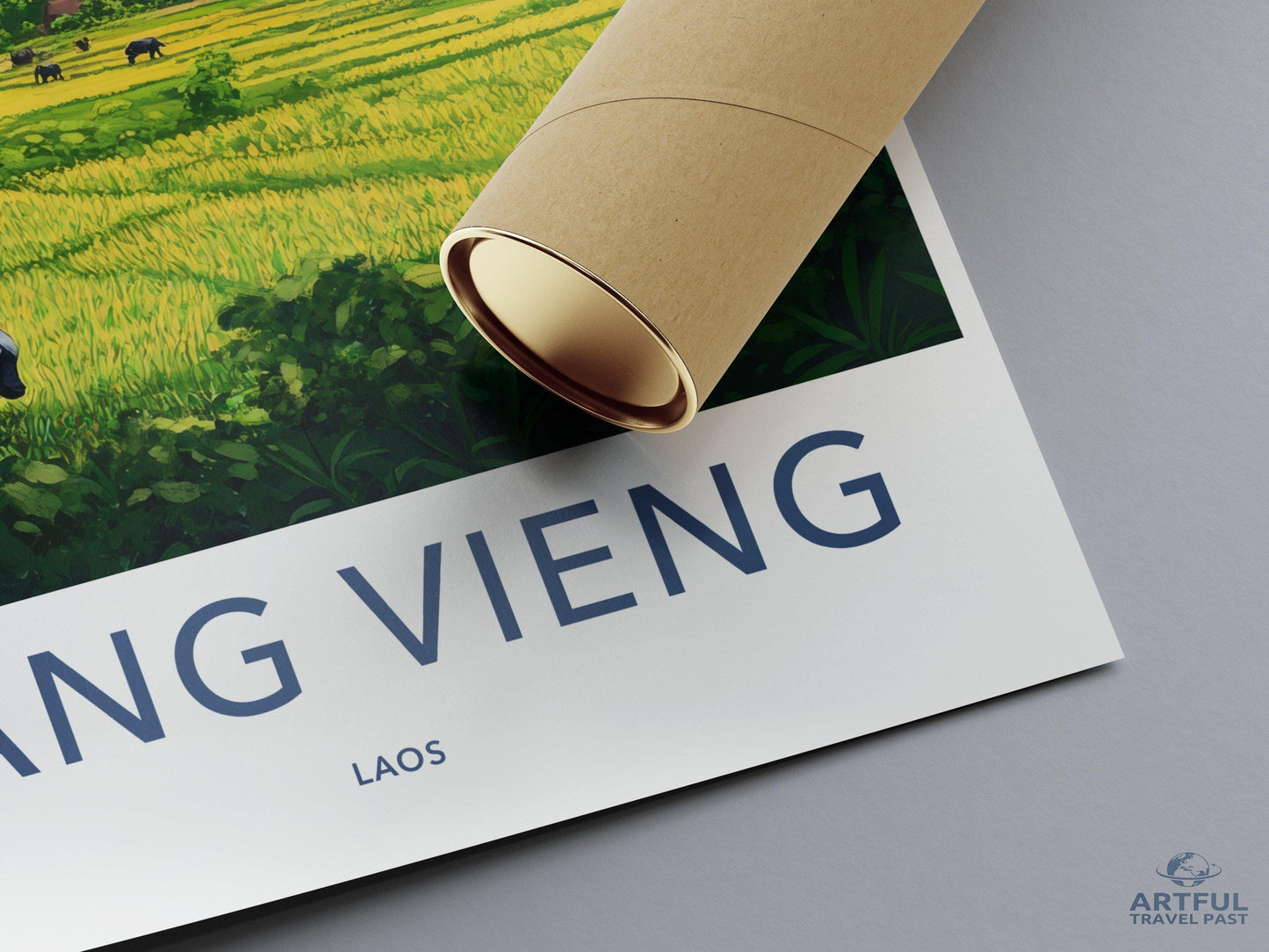Vang Vieng Poster - Laos Wall Art
