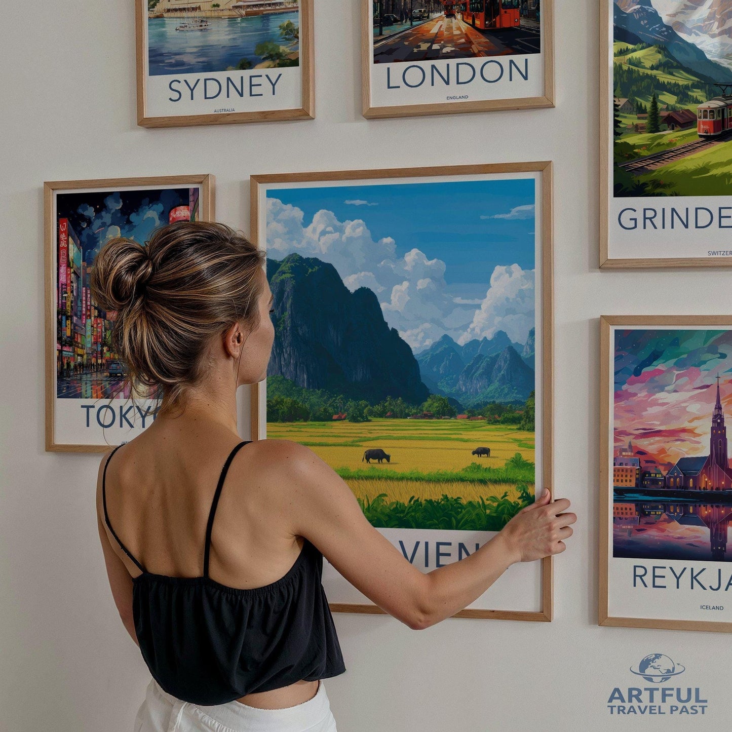 Vang Vieng Poster - Laos Wall Art