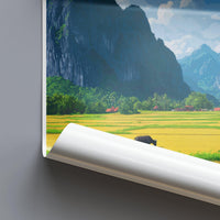 Vang Vieng Poster - Laos Wall Art
