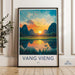 Vang Vieng Poster - Laos Wall Art
