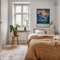 Vang Vieng Poster - Laos Wall Art