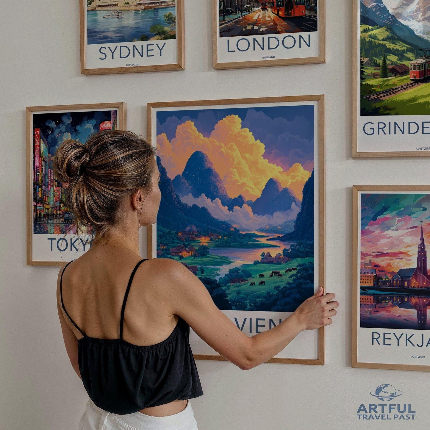 Vang Vieng Poster - Laos Wall Art