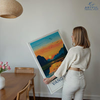 Vang Vieng Poster - Laos Wall Art