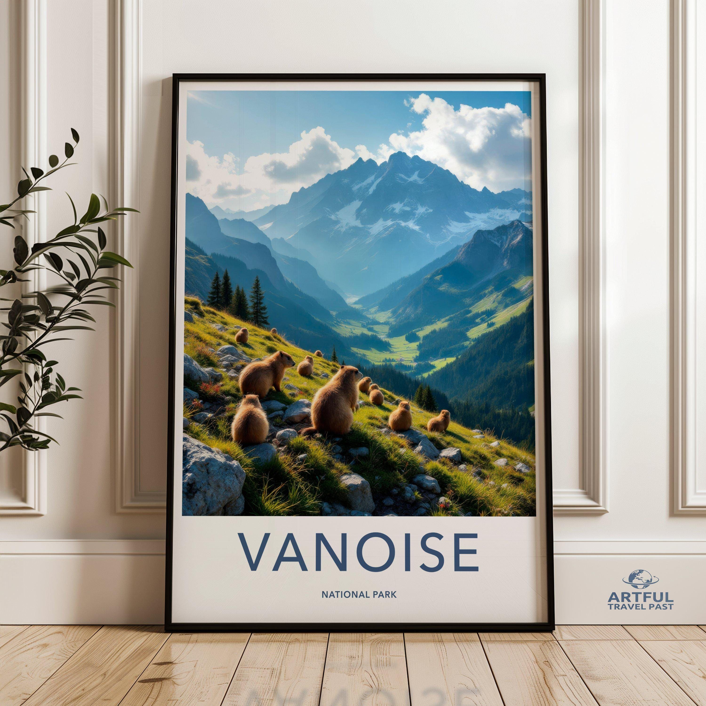 Vanoise National Park Poster | France Wall Art