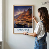 Varanasi Poster - India Wall Art