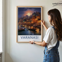 Varanasi Poster - India Wall Art