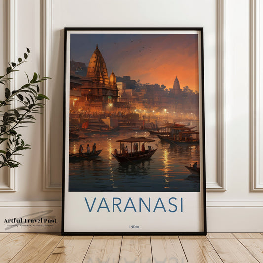 Varanasi Poster - India Wall Art