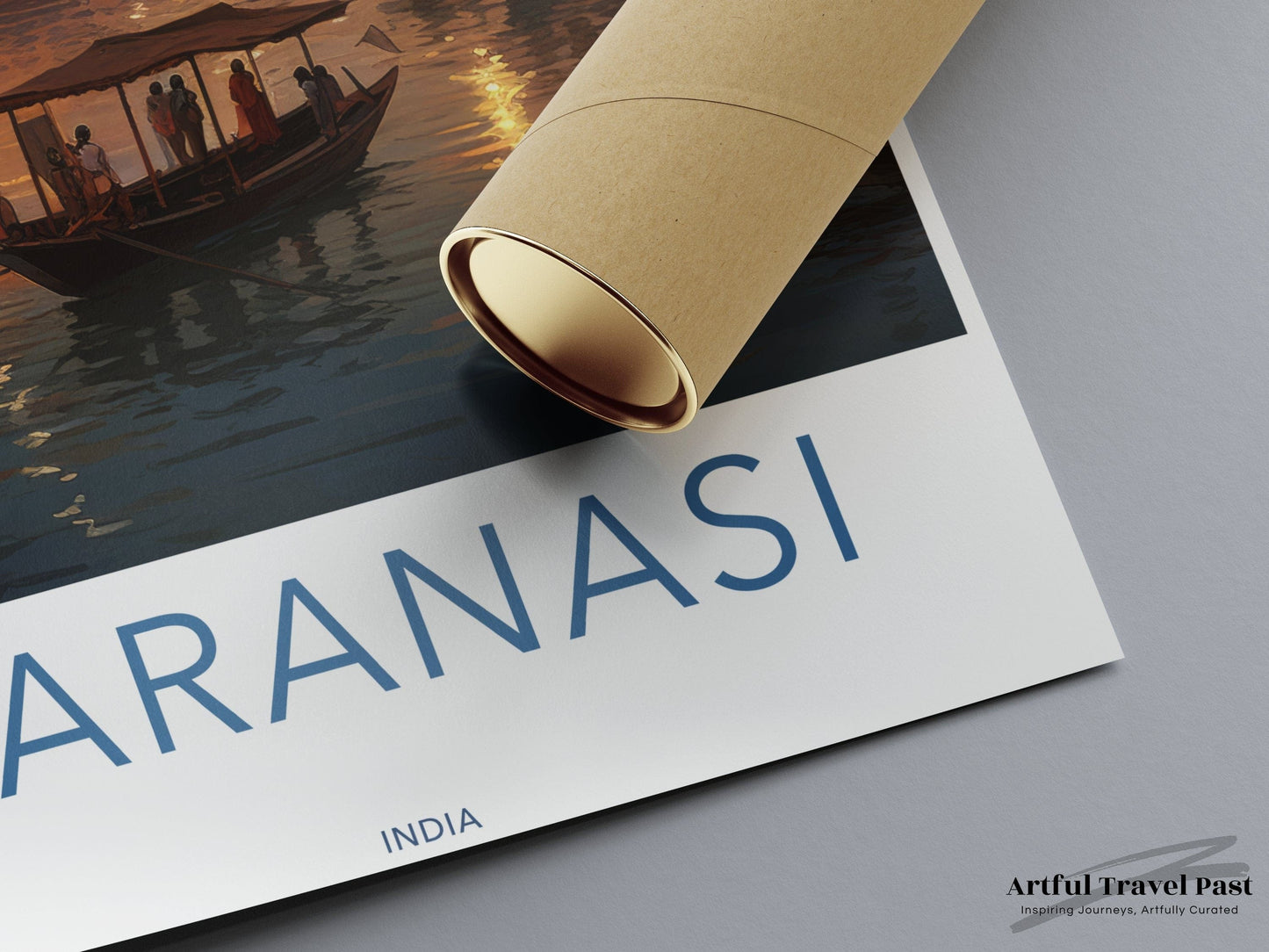 Varanasi Poster | Uttar Pradesh Wall Art | India Decor