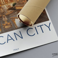 Vatican City Poster | Italy Wall Art | Europe Decor