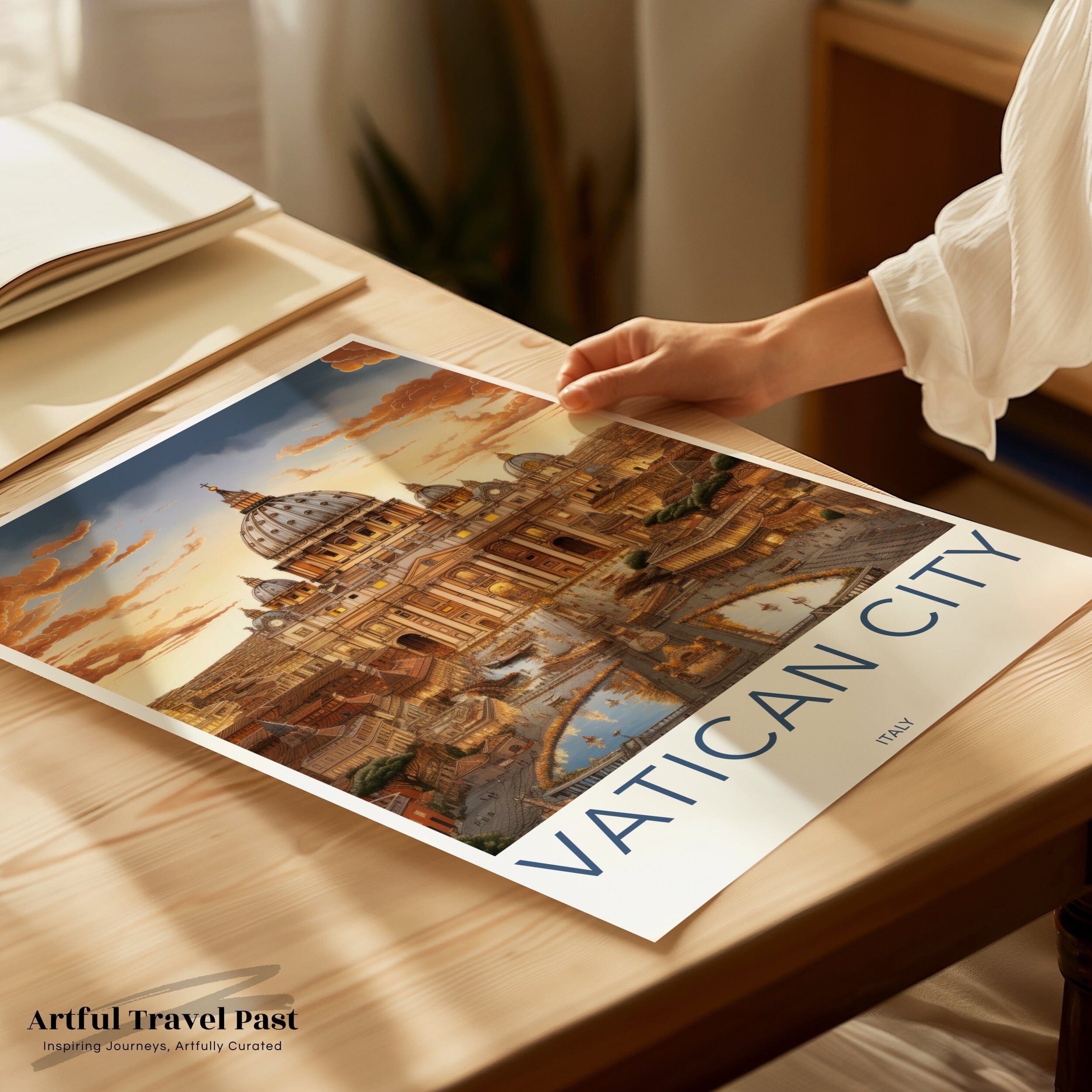 Vatican City Poster | Italy Wall Art | Europe Decor