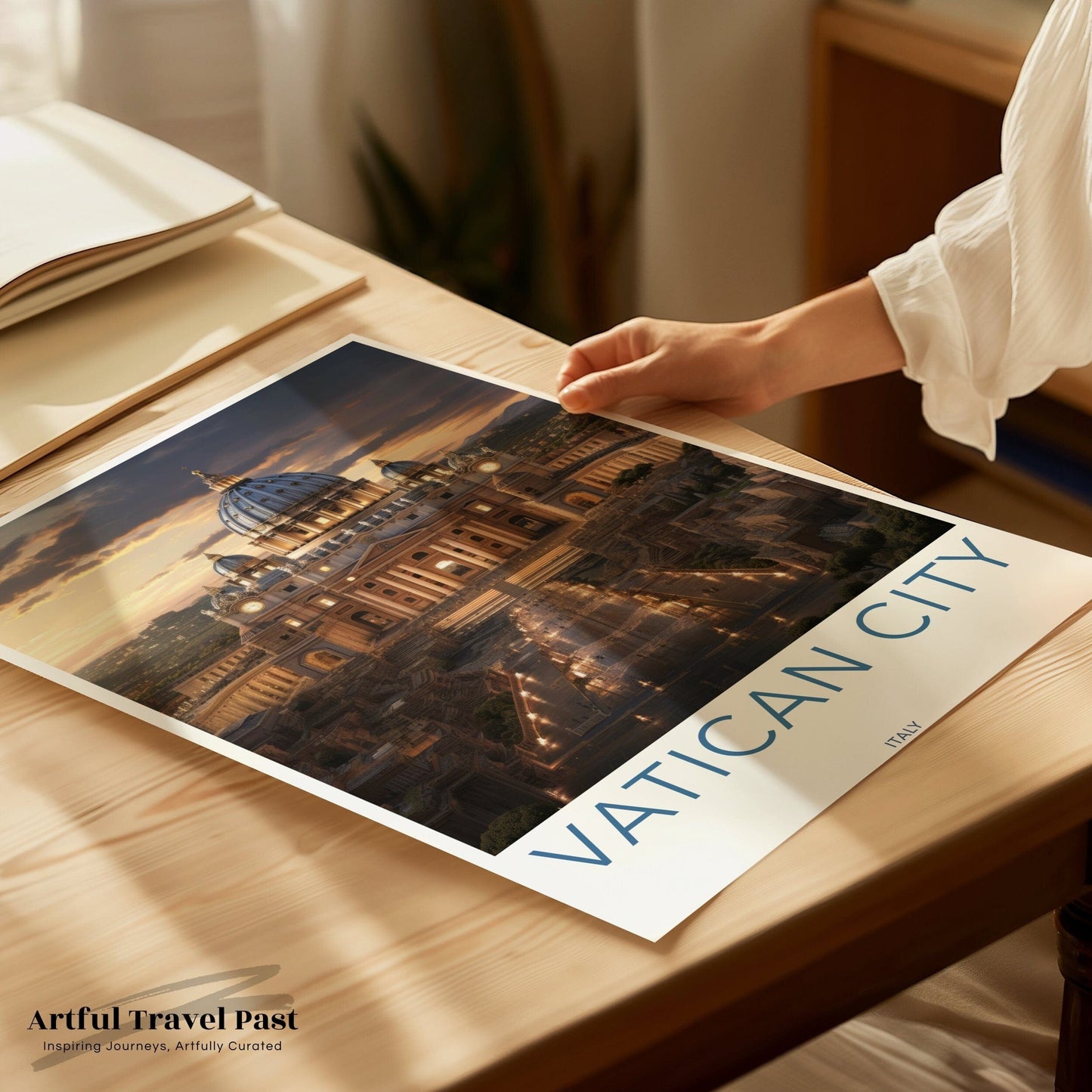 Vatican City Poster | Italy Wall Art | Italian Decor