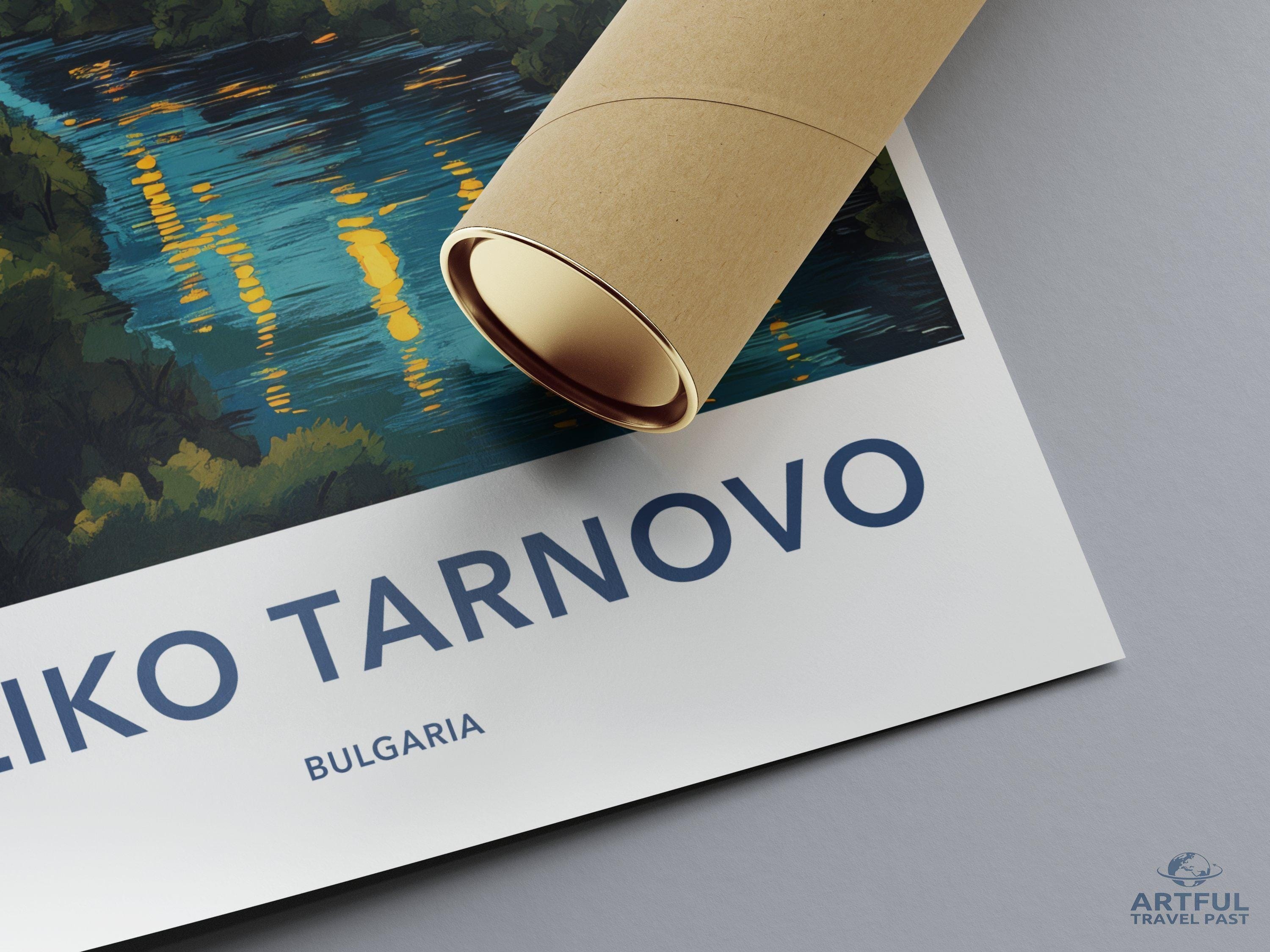 Veliko Tarnovo Poster | Bulgaria Wall Art | Europe Decor