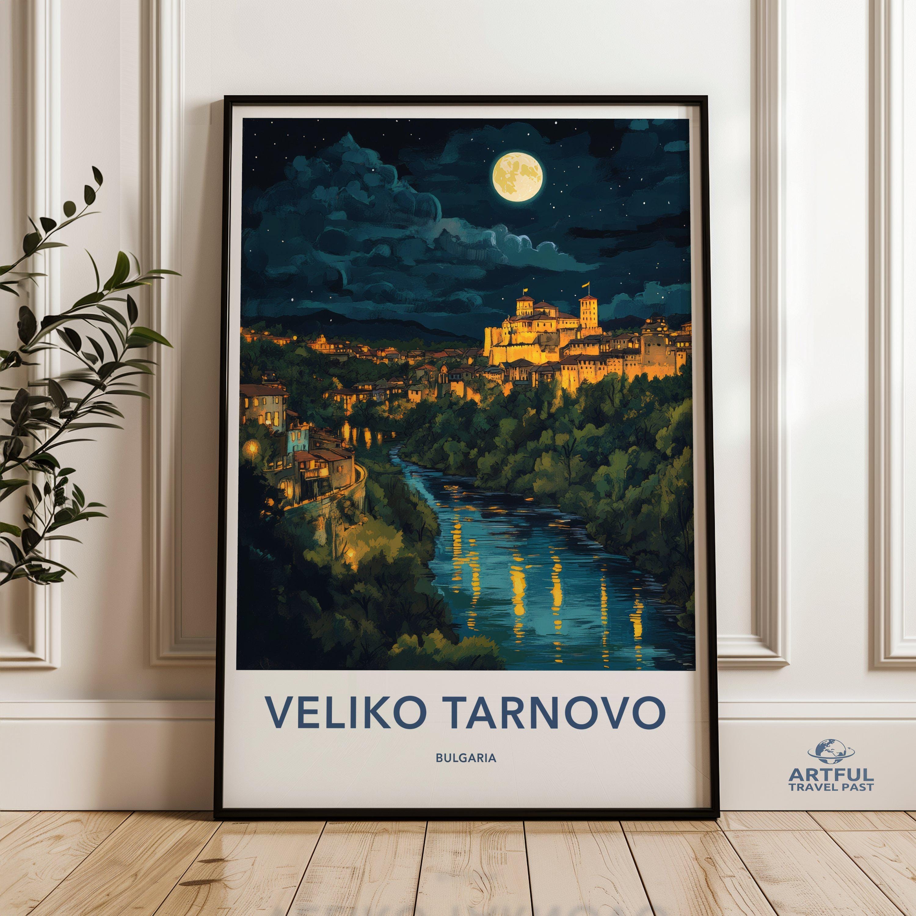 Veliko Tarnovo Poster | Bulgaria Wall Art | Europe Decor