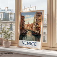 Venice Poster | Italy Wall Art | Europe Decor