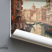 Venice Poster | Italy Wall Art | Europe Decor