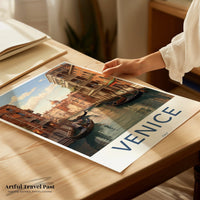Venice Poster | Italy Wall Art | Europe Decor