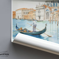 Venice Poster | Italy Wall Art | Europe Decor