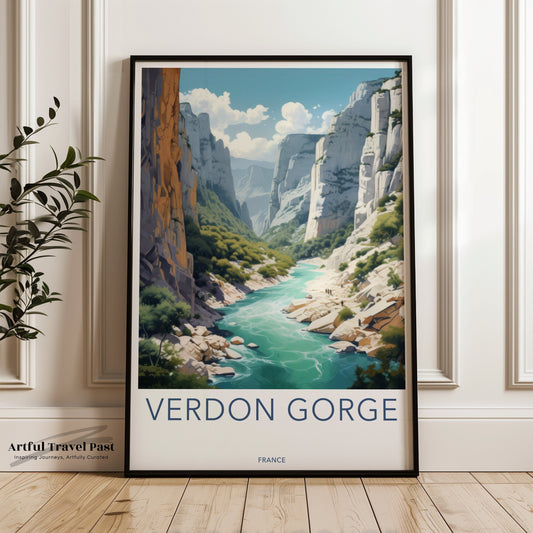 Verdon Gorge Poster - France Wall Art