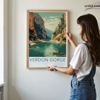 Verdon Gorge Poster - France Wall Art