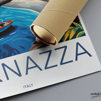Vernazza Poster | Italy Wall Art | Europe Decor