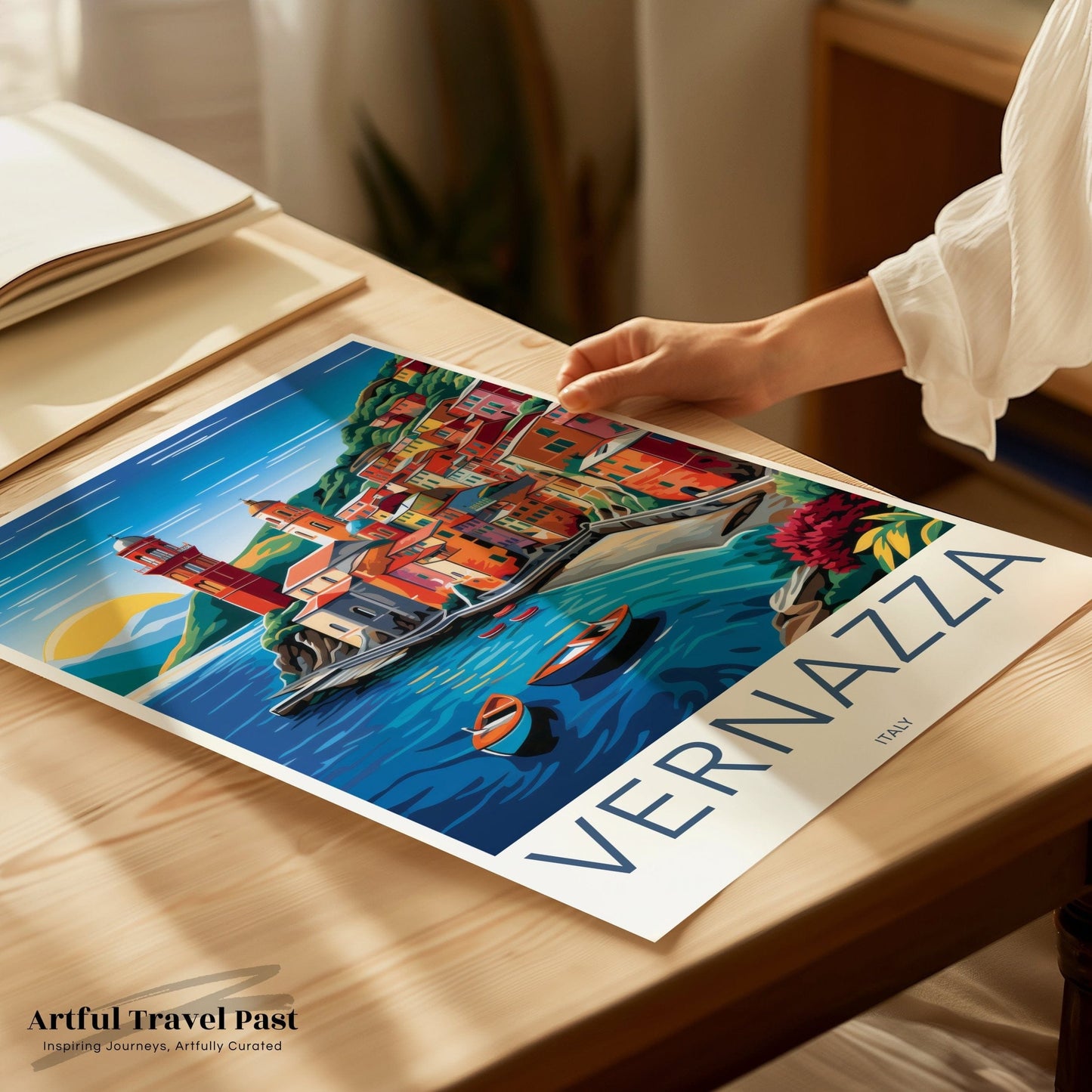 Vernazza Poster | Italy Wall Art | Europe Decor