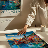 Vernazza Poster | Italy Wall Art | Europe Decor
