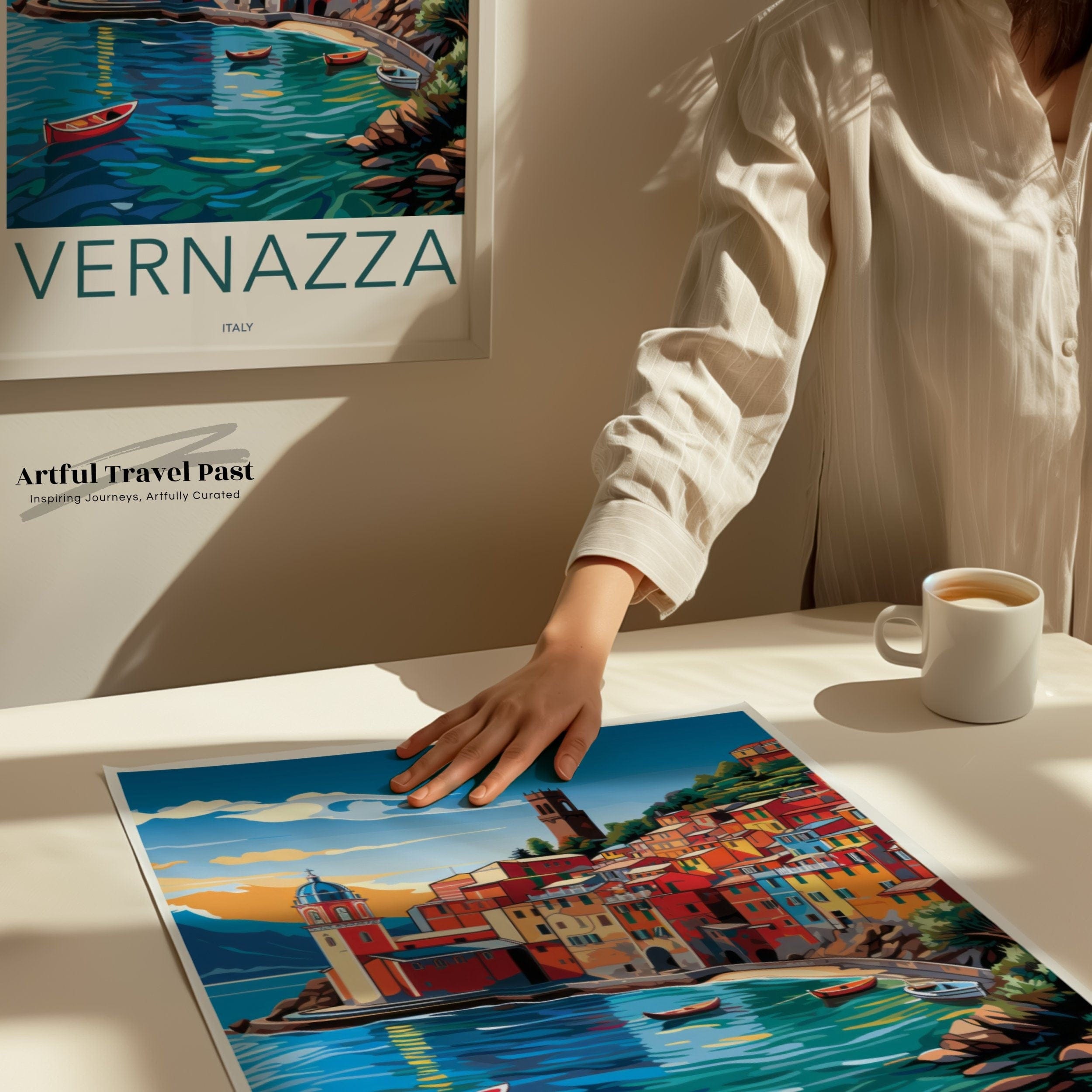 Vernazza Poster | Italy Wall Art | Europe Decor